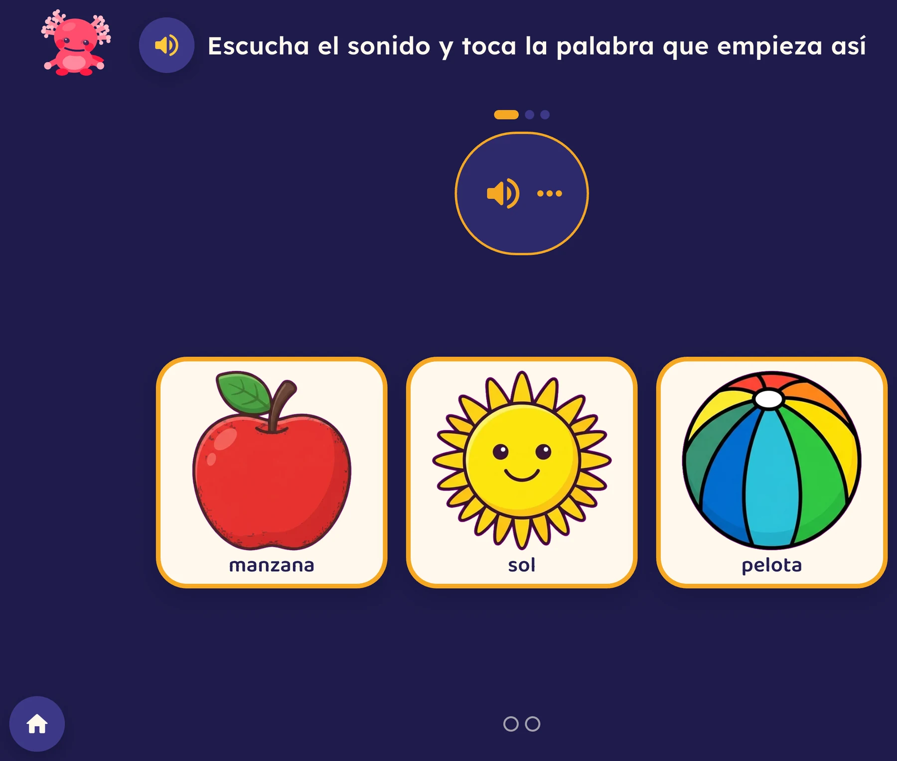 Actividad visual de escucha para primeros grados